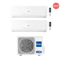 Condizionatore dualsplit Flexis Plus 9000+9000 BTU codice prod: AS25S2SF1FAMW3(X2)+2U40S2SM1FA product photo
