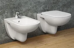 Serie gemma2 sospesi wc j003001 + bidet j003101+ sedile j523201 codice prod: J003001+J003101+J523201 product photo