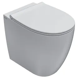 4all wc 54.36 multi filo parete filo parete con fissag ghost bianco lucido codice prod: MD002BI product photo