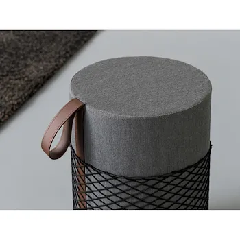 Roll seduta doccia waterproof con maniglia rossa bianco puro codice prod: EVRLWBPMR product photo Foto6 L2
