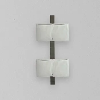 Tape fit shower sistema organizer doccia 60 2 basket double grigio melange codice prod: EVTPDCBDG product photo Default L2