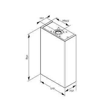 Caldaia murale spazio 4 condensing 26 condensazione codice prod: 0010017160 product photo Foto1 L2