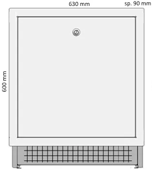 Cassetta x coll. per riscaldamento 600x630x90 codice prod: DSV14380 product photo Foto1 L2