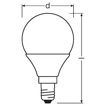 Lampadina led forma a sfera smerigliata attacco e14 codice prod: LED304154BLXBOX1 product photo Foto4 L2