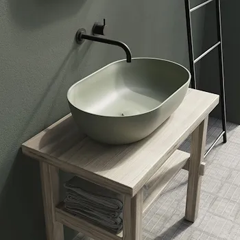Dream lavabo appoggio 60x38 bianco codice prod: 7308 product photo Foto2 L2