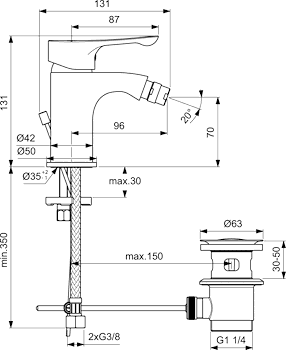 Alpha rubinetto bidet monoleva codice prod: BC652AA product photo Foto1 L2