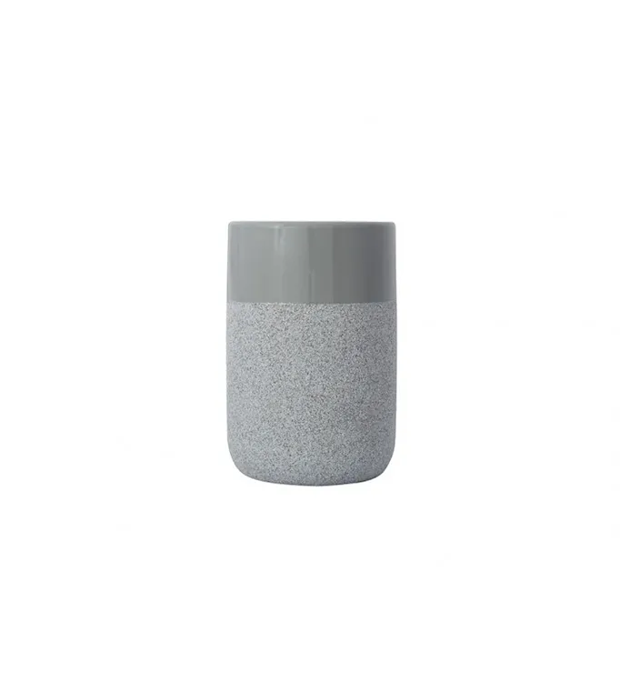 Rock bicchiere ceramica grigio codice prod: QG3100GR product photo