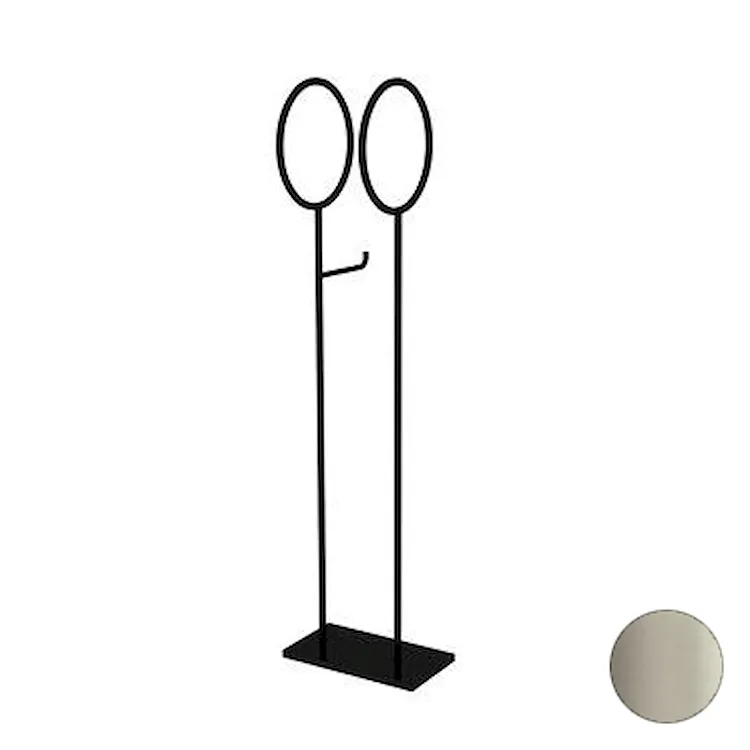Moon piantana porta salviette e porta rotolo nichel codice prod: 14703786050 product photo