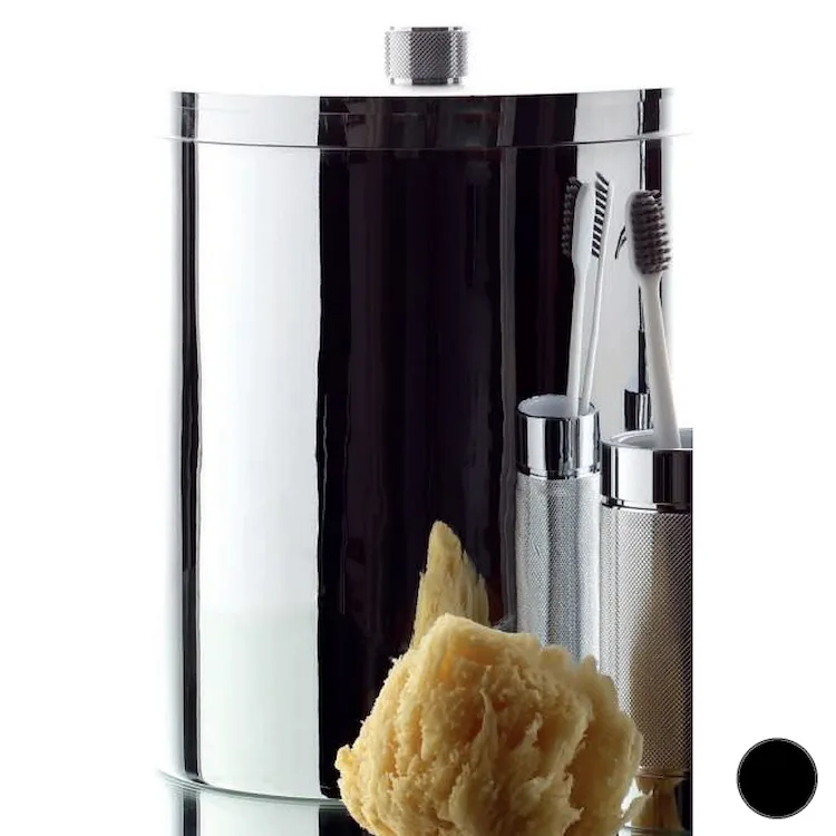 Officina 01 7525 pattumiera 5 litri ottone nero matt codice prod: 12775250800 product photo