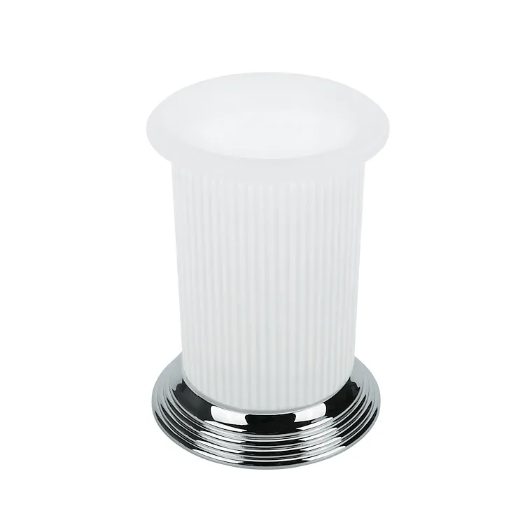 Hermitage porta bicchiere appoggio vetro satinato cromato codice prod: B33410CR-VAN product photo