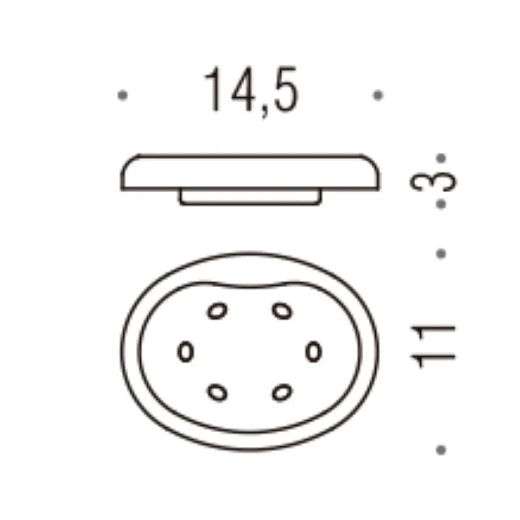 Melo' ricambio bacinella per art. b1201; b1201c; b1240 satinato codice prod: B12510-VAN product photo