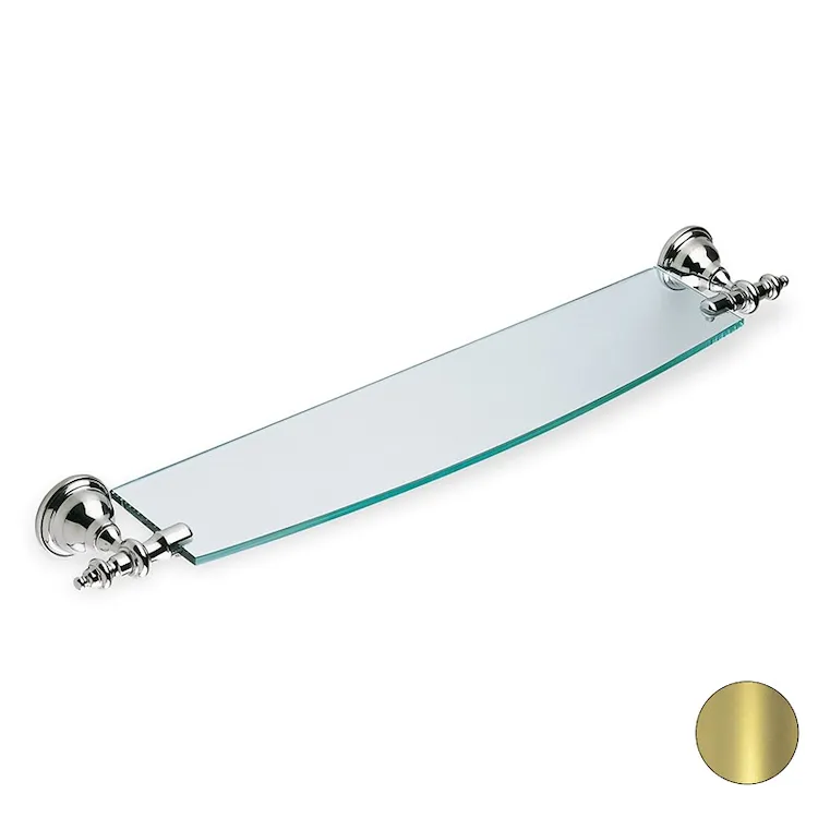 Elite mensola in cristallo cm 70 oro codice prod: 000EL0416 product photo