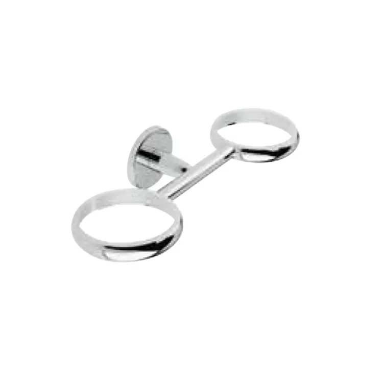 Liz supporto anello doppio cromato codice prod: 000LZ3508 product photo