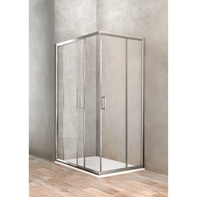 Gold box doccia angolare con due porte scorrevoli 78-80*118-120 codice prod: BBGOLT8012 product photo