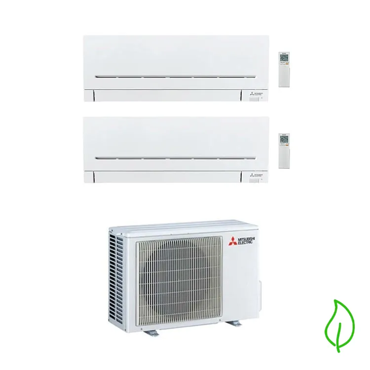 Plus condizionatore dualsplit 9000 9000 btu bianco wifi codice prod: MSZ-AP[25][25]VGK MXZ-2F33VF3 product photo