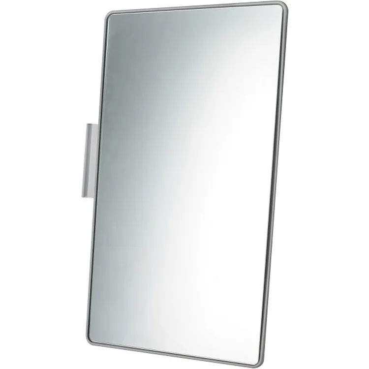 Prop specchio rettangolare con innesto grigio opaco codice prod: EVBASRBG product photo