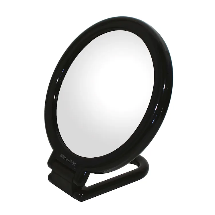 Toeletta sc152n-3 specchio con manico pieghevole x3 d.14 nero codice prod: SC152N-3 product photo