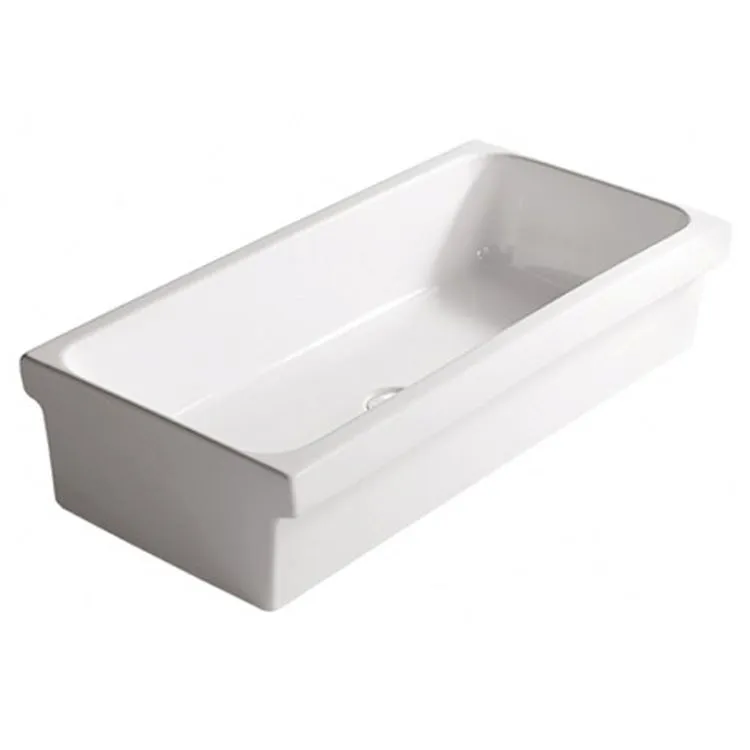 Ninive lavabo canale sospeso 90x45 bianco codice prod: 2005 product photo