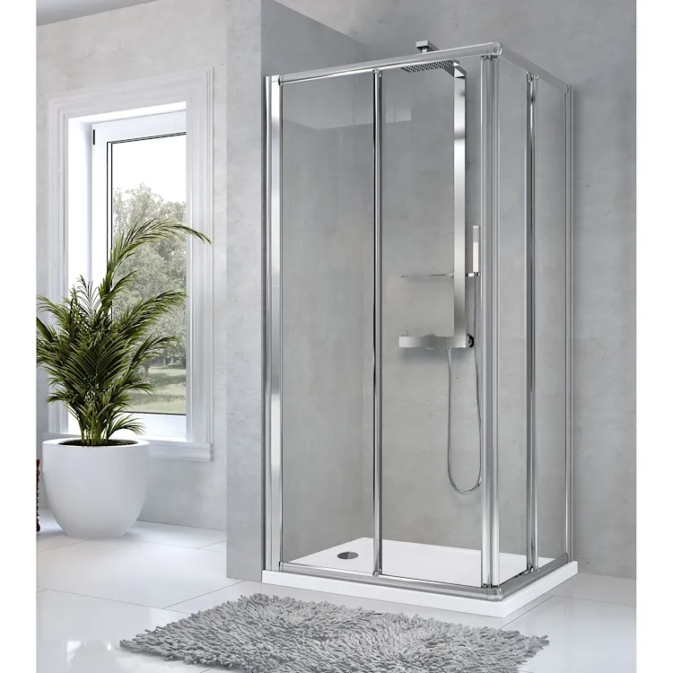 Star anta con parte scorrevole e parte fissa per box doccia angolare 72-78 cm codice prod: NSTARA72L-11B product photo