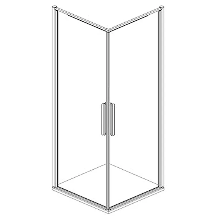 Porta pivot hall six 70 angolo argento lucido reversibile codice prod: DSV17533 product photo