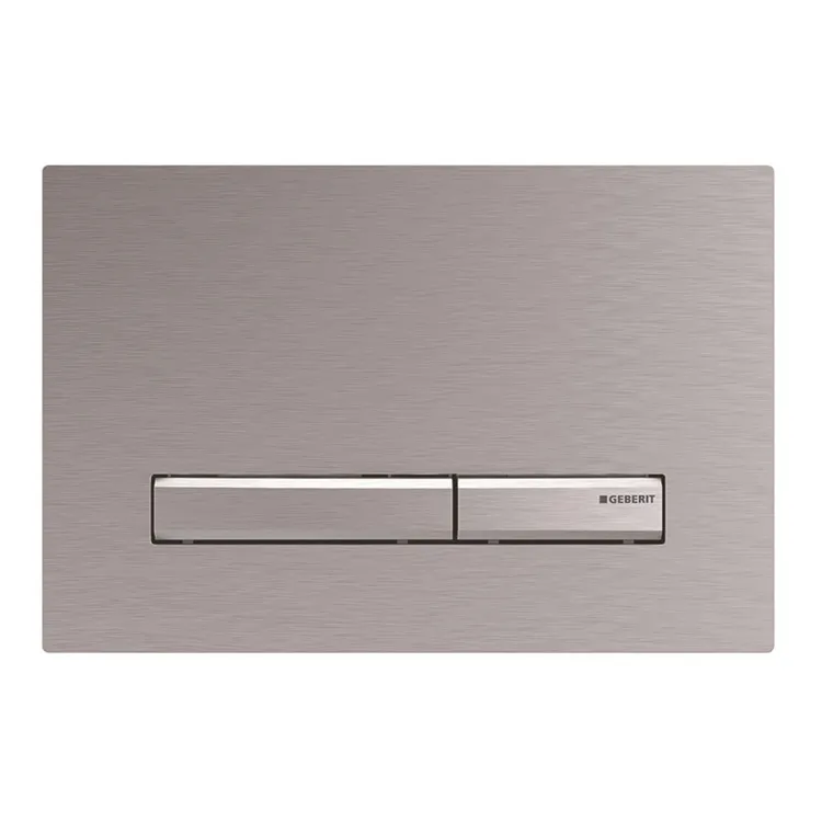 Sigma 50 115.788.gh.2 placca 2 tasti cromo spazzolato codice prod: 115.788.GH.2 product photo