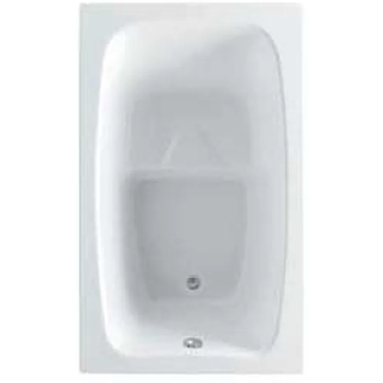 Vasca mercurio cm 105x70 con sedile bianco lucido codice prod: DSV17474 product photo
