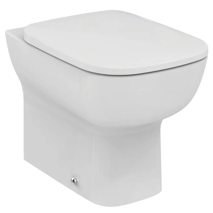 Esedra wc filo parete con sedile slim bianco codice prod: T300801 product photo
