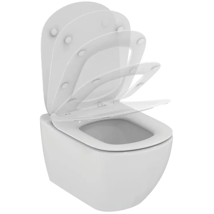 Tesi wc sospeso aquablade® slim sedile rallentato bianco codice prod: T354601 product photo